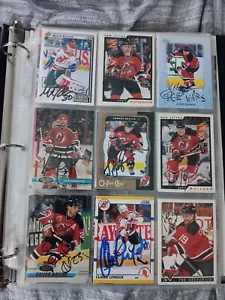 New Jersey Devils Autographed Hockey Cards Lot #1 - Picture 1 of 5