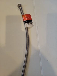 Do it Best 3/8 In. C X 1/2 In. F X 16 In. L Stainless Steel Faucet Connector - Picture 1 of 2