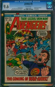 Avengers #98 🌟 CGC 9.6 🌟 GOLIATH BECOMES HAWKEYE! Marvel Graded Comic 1972 - Picture 1 of 2