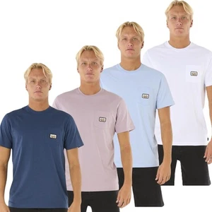 Rip Curl Mens Surf Paradise Badge Update Short Sleeve T-Shirt - Picture 1 of 25