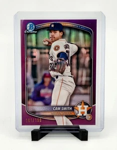 2025 Bowman Cam Smith #BCP-48 Prospects Fuchsia /199 Houston Astros - Picture 1 of 2