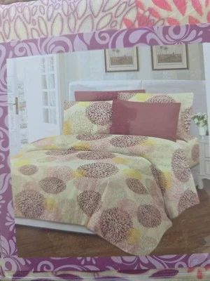 Mrs BELLA HOME 1800 KING SIZE SERIES SHEET 6 SET WRINKLE FREE 100% COTTON TOUCH - Image 1 of 4