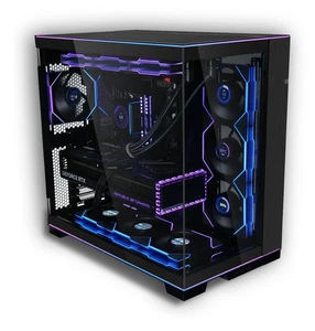 O11 DYNAMIC EVO RGB Tempered Glass ATX Mid-Tower Computer Case BLACK - Picture 1 of 5