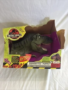 1997 The Lost World Jurassic Park T-REX Soundbytes Puppet - Used - Picture 1 of 12