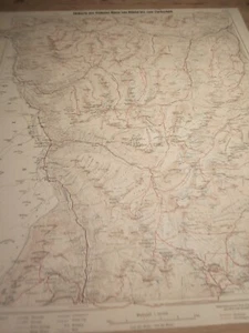 COLD WAR MAP- SKI MAP FOR THE ZUCKERHUTL MOUNTAIN REGION C1958 - see description - Picture 1 of 1