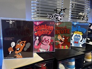 KAWS General Mills MONSTERS Cereals 4 pack New Unopened