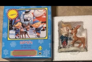 Rudolph & Hermie Island Of Misfit Toys Enesco Figurine #557668 NIB - Picture 1 of 3