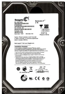 Seagate ST32000542AS PN: 9TN158-301 FW: CC34 WU 5XW 2TB SATA 3.5" HARD DRIVE - Zdjęcie 1 z 5