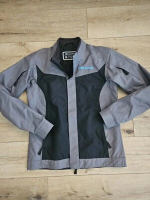 Polaris Womens Water Resistant Vented Riding Snowmobile Jacket Black/Grey Med - Image 1 of 4
