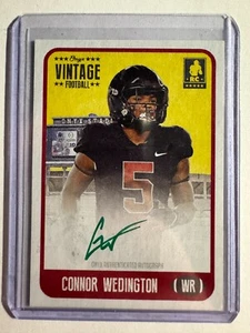 K191,404 - 2021 Onyx Vintage Signatures Green #FACW Connor Wedington Auto - Picture 1 of 1