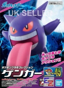 Figura Colección Modelo Bandai Pokemon Gengar Nº 45 Vendedor Reino Unido - Imagen 1 de 6