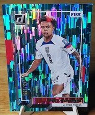 Weston McKennie 2022/23 Panini Donruss Teal Parallel Card /199 United States USA