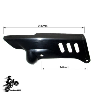 Chain Guard Cover Plastic Black For Honda Z50 Z50A Z50R Z50J Monkey Bike - image 1 of 4
