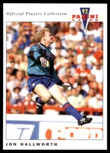 Panini Official Players Collection 1992 - Jon Hallworth Oldham Athletic No. 179
