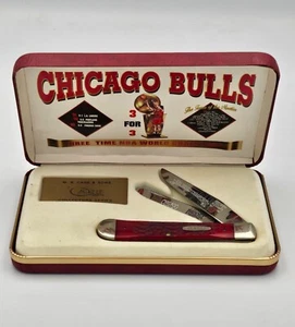 W.R. Case & Sons XX  Chicago Bulls NBA World Champion 1991-'92-'93 - Picture 1 of 14