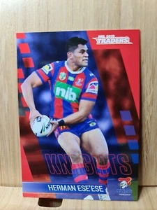 HERMAN ESE'ESE🏆2019 NRL TRADERS #073 KNIGHTS Rugby League Trading Card🏆 - Picture 1 of 2