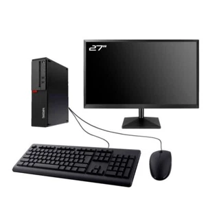 PC Lenovo M710s SFF Bildschirm 27 " Intel I5-6500 RAM 8Go SSD 960Go W11 Wifi - Bild 1 von 7