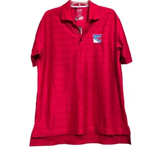 Adidas New York Rangers Clima Cool Golf Shirt UPF 15+ New - Picture 1 of 6