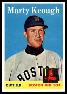 1958 Topps #371 Marty Keough RC Boston Red Sox EX-EXMINT NO RESERVE!