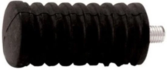 Mid USA 44110 V-Factor Black 2-1/8" x 1" Rubber Foot Shift Peg w/ Stud Harley Foto 1 de 1