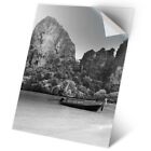 1 x Vinyl Sticker A2 - BW - Thai Beach Paradise Thailand #35732