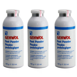 Gehwol Foot Powder 100g - Prevents Athletes Foot - Multibuy Pack of 3