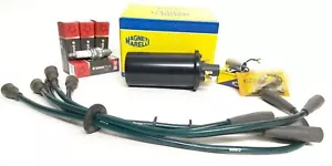 KIT ACCENSIONE FIAT 127 I SERIE A112 Is A112 ABARTH CAVI BOBINA CANDELE CONTATTI - Imagen 1 de 3