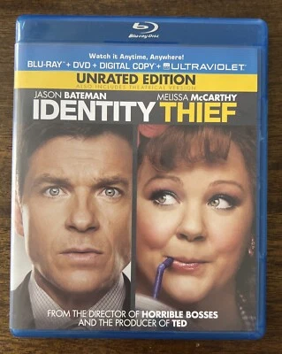 IDENTITY THIEF (2013) Unrated BLU-RAY / DVD Bateman McCarthy - Image 1 of 2
