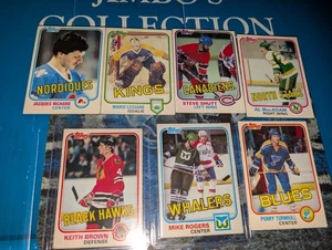 1981-82 Topps #32 Mike Rogers Hartford Whalers 🏑Keith Brown 7 VINTAGE 🏑CARDS - Picture 1 of 7