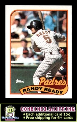 1989 Topps #551 Randy Ready San Diego Padres - Image 1 of 2