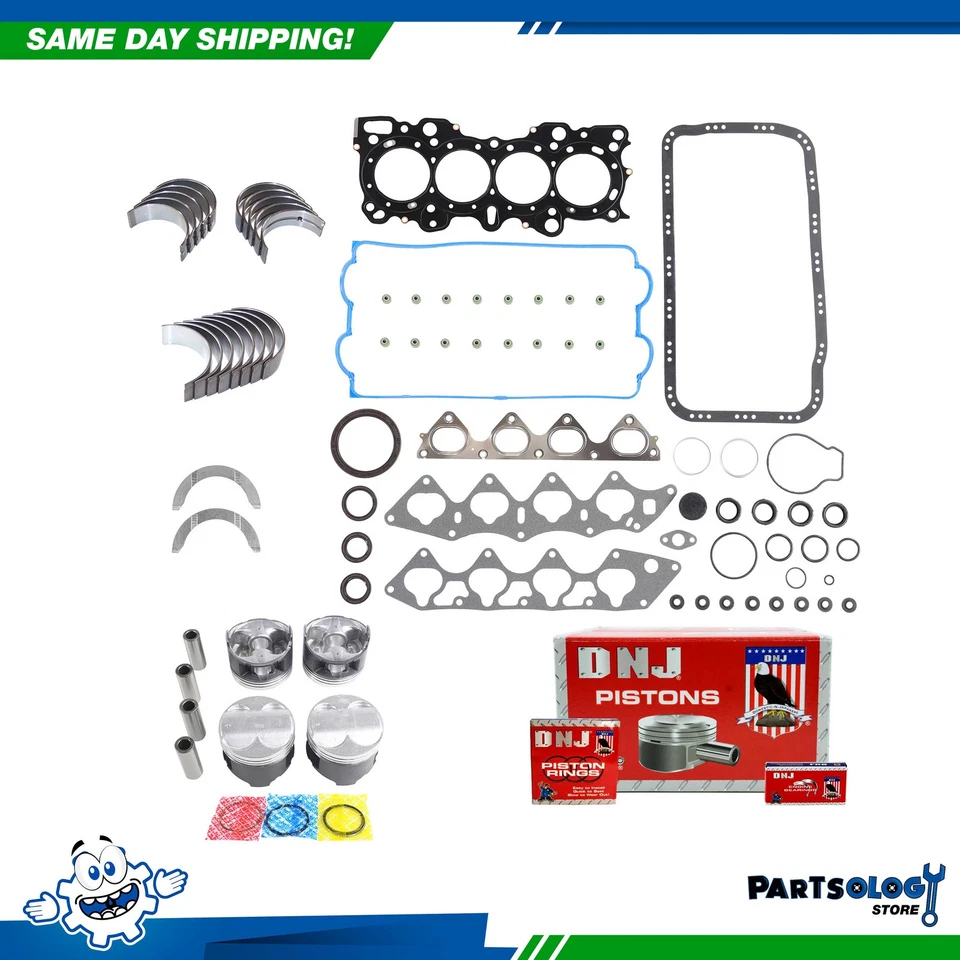 Kit de reconstrucción de motor DNJ EK217B para 97-01 Acura Integra 1,8 L L4 DOHC 16v Foto 1 de 4