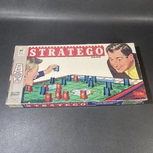 Vintage 1961 Stratego Board Game Milton Bradley 4916 Strategy Complete Made USA - Picture 1 of 12