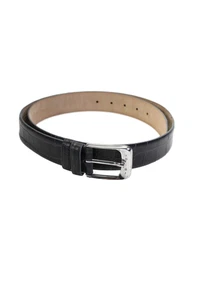 Ralph Lauren Purple Label Womens Genuine American Alligator Belt Dark Gray - Picture 1 of 8