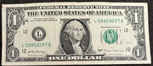 2017 San Francisco $1 Altering 9’s Double 99’s High 7 Gas Pump Error Note - Picture 1 of 2