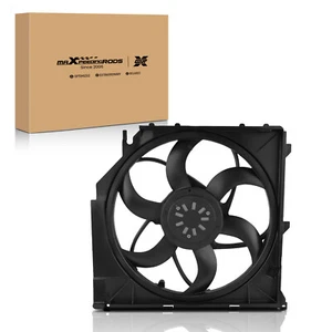 Conjunto de ventilador de refrigeración del radiador apto para BMW X3 E83 2,5 L 3,0 L 2004-11 17113452509 - Imagen 1 de 12