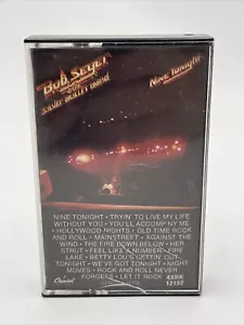Bob Seger The Silver Bulllet Band Nine Tonight Cassette 1981 - Picture 1 of 5