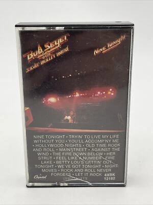 Bob Seger The Silver Bulllet Band Nine Tonight  Cassette 1981 - Image 1 of 4