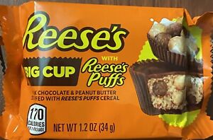 Reese's Big Cup Peanut Butter Cups With Reese's Puffs Cereal 1.3 Oz - 1 CUP ONLY