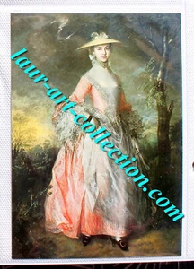 POSTCARD CP PAINTING PAINTING: GAINSBOROUGH: MARY COUNTESS HOWE, EXPO PALAIS - Picture 1 of 1