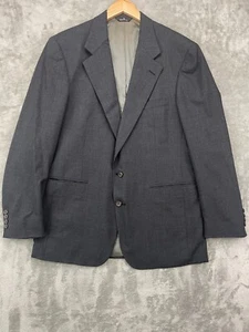 Ralph Lauren Polo University Club Blazer Sports Coat Gray 42L Wool 2 Button USA - Picture 1 of 14