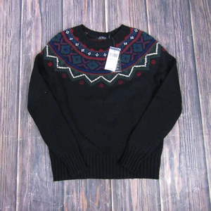 Lauren Ralph Lauren NWT Womens XXS Wool Fair Isle Pullover Sweater Holiday $185 - Picture 1 of 7