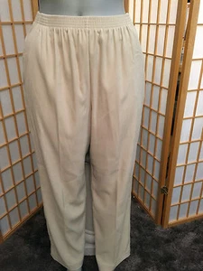 Alfred Dunner hellbraune Anzughose mit elastischem Bund Damengröße 10 - Bild 1 von 6