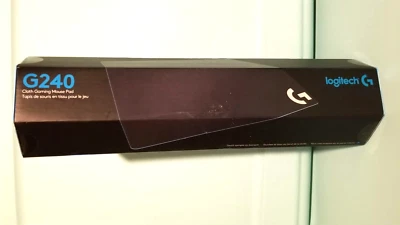 Logitech G240 Cloth Gaming Mouse Pad Black #943000093 NEW IN BOX - Image 1 of 3