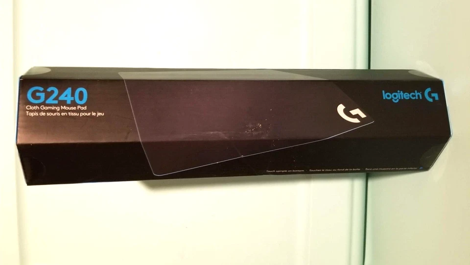 Logitech G240 Cloth Gaming Mouse Pad Black #943000093 NEW IN BOX - Image 1 of 3