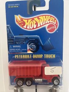 Hot Wheels Blue Card - #100 Peterbilt Dump Truck - Over 25 Years Old!