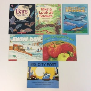 Giulio Maestro Science Early Elementary 6 Picture Book Lot - Imagen 1 de 4