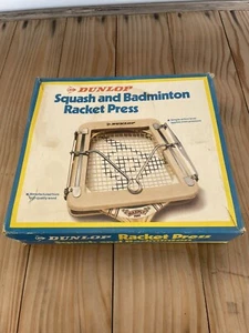 Vintage Dunlop Squash And Badminton Racket Press Made In Great Britain - Picture 1 of 5