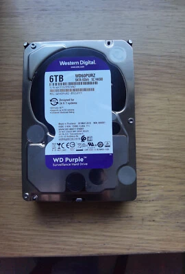 WD Purple 6TB Hard Drive. Top Quality Surveillance Drive. - Image 1 of 3
