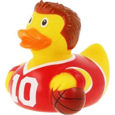 LILALU Pato de goma de baloncesto. Regalo coleccionable. 48 horas mensajería a la mayoría de las direcciones del Reino Unido