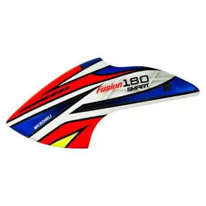 Microheli Airbrush Fiberglass Red Transformer Canopy - BLADE FUSION 180 Smart - Picture 1 of 3